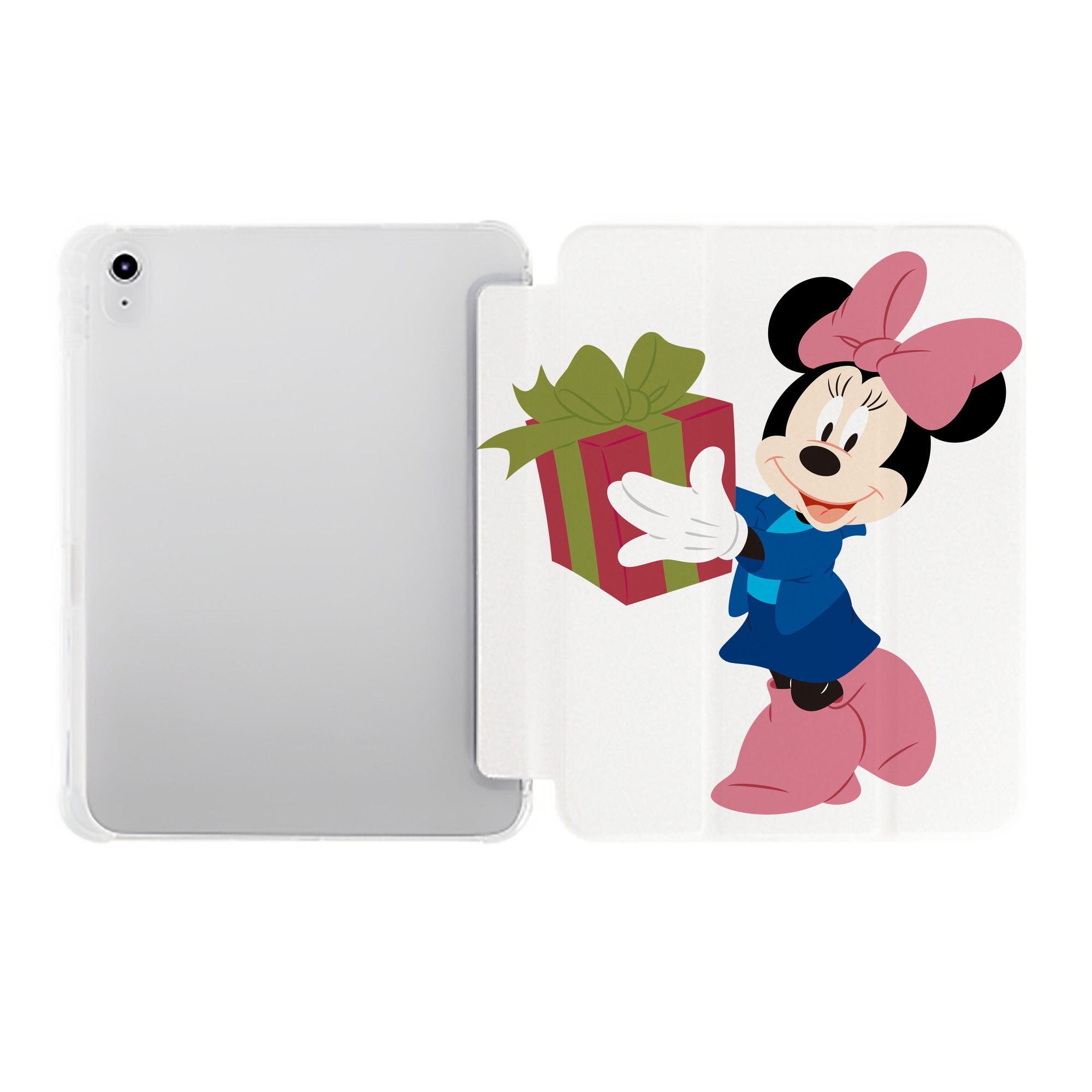 （画像用） ミッキーマウス Mickey Mouse IPad ケース ペン収納付き 三つ折りスタンド PUレザー×シリコン 対応機種9.5/10.5/10.9インチ
